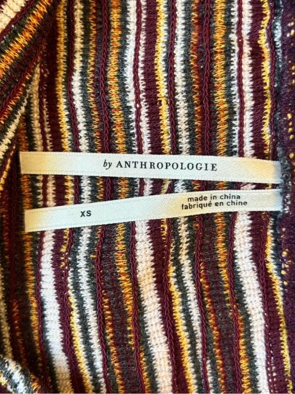 Anthropologie Long-sleeve stretchy blouse